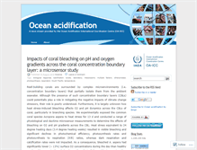Tablet Screenshot of news-oceanacidification-icc.org